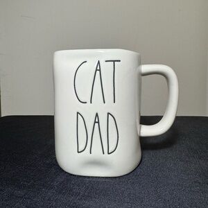 Like New Rae Dunn Artisan Collection Cat Dad Mug